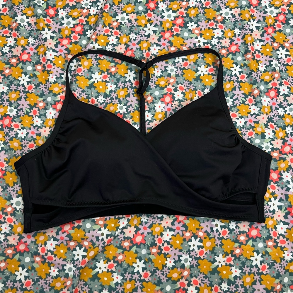 PINK Active Gym to Swim Top Black Size XL